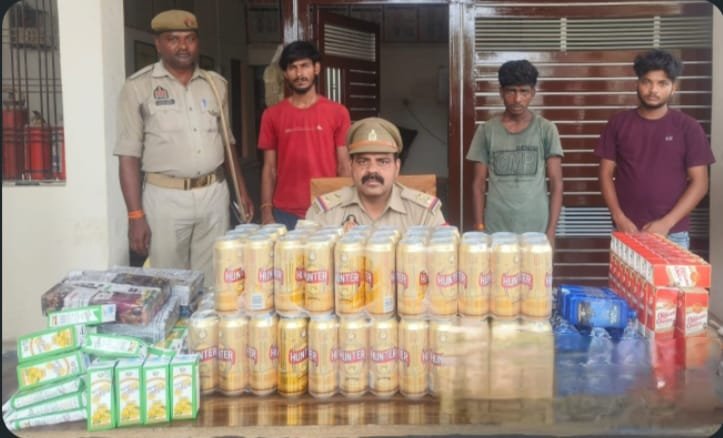 illegal-liquor-smugglers-arrested-chandauli