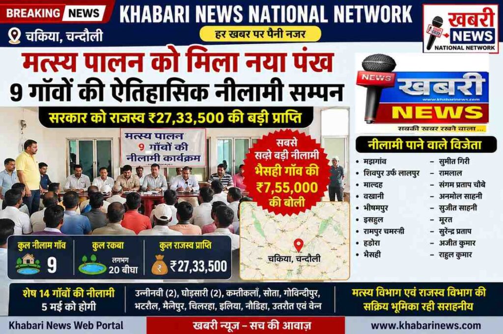 मत्य पालन की निलामी