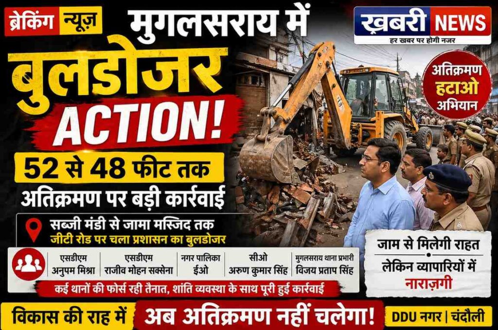 बुल्डोजर एक्शन