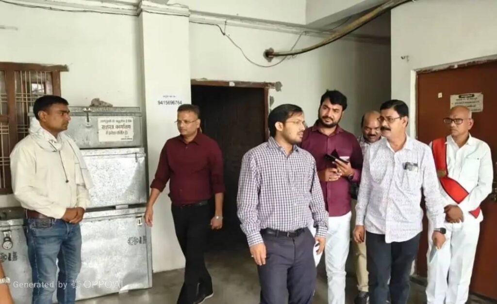 DM Chandra Mohan Garg Inspection