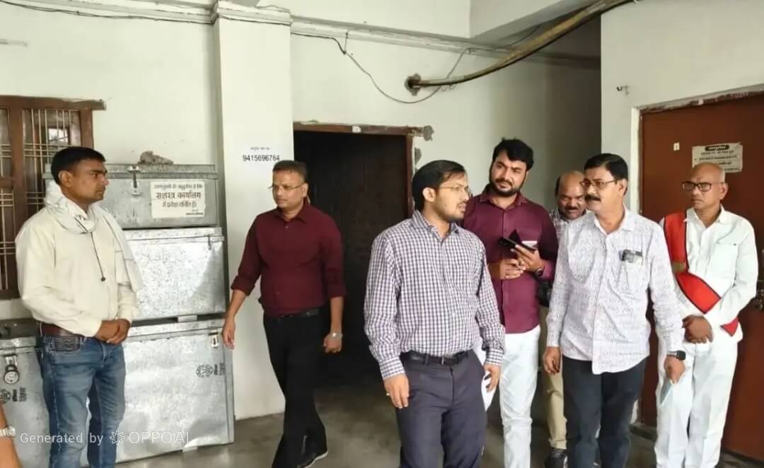 DM Chandra Mohan Garg Inspection
