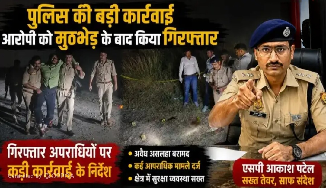 Chandauli SP Akash Patel Action