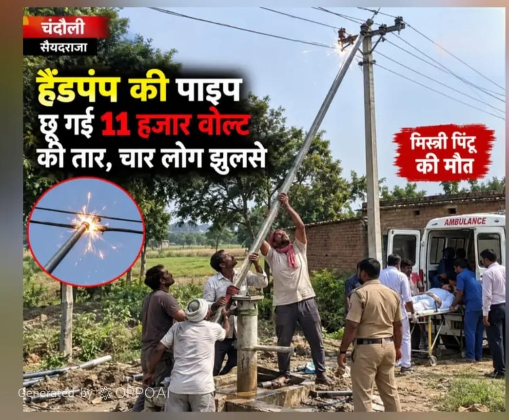 Saidaraja 11 KV High Tension Line Accident